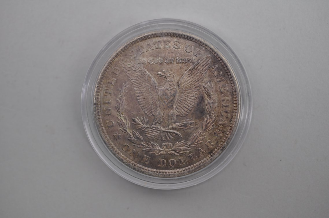 1921 Morgan Silver Dollar Encased, photo 2 of 2