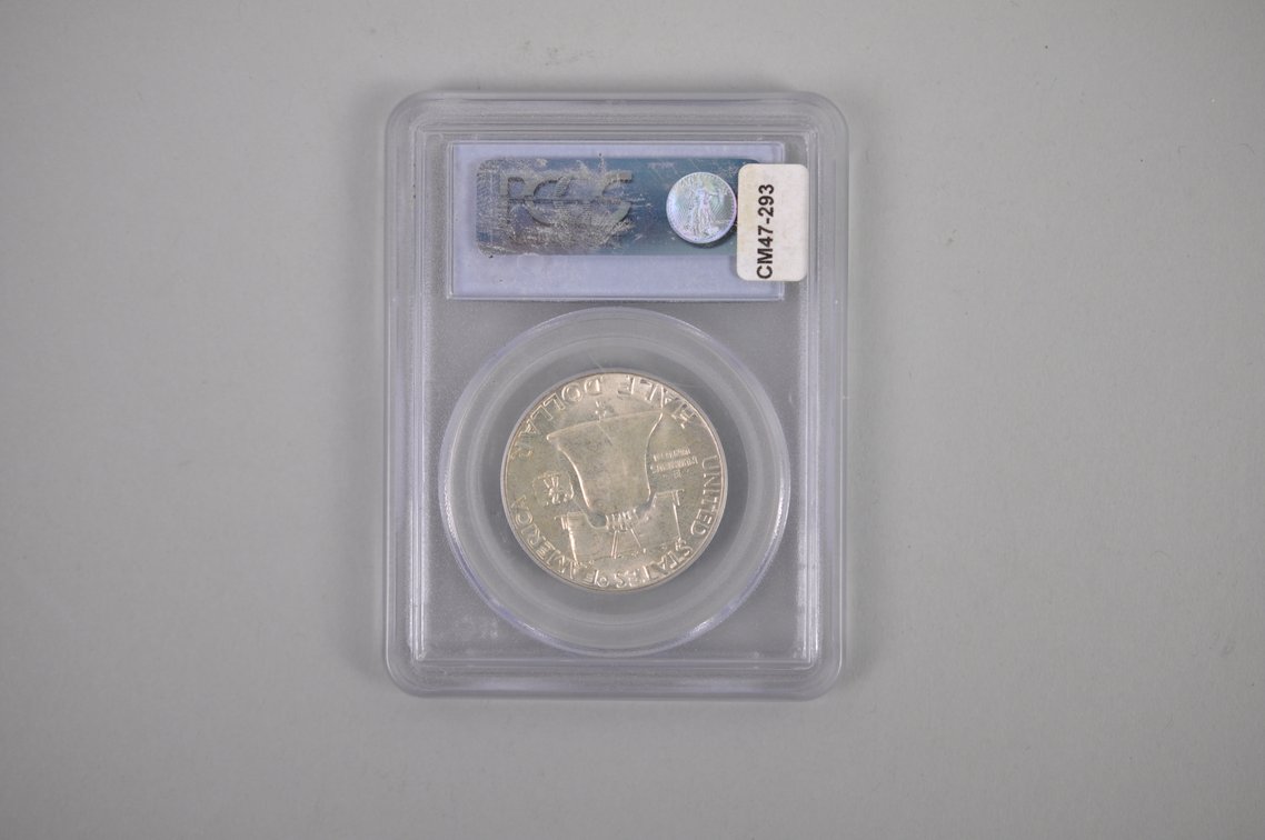 1956 Franklin Half Dollar- PCGS MS65, photo 2 of 4