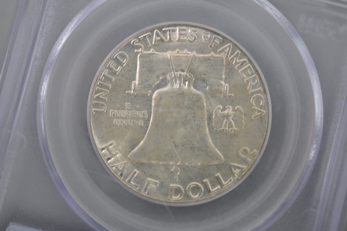 1956 Franklin Half Dollar- PCGS MS65, photo 4 of 4