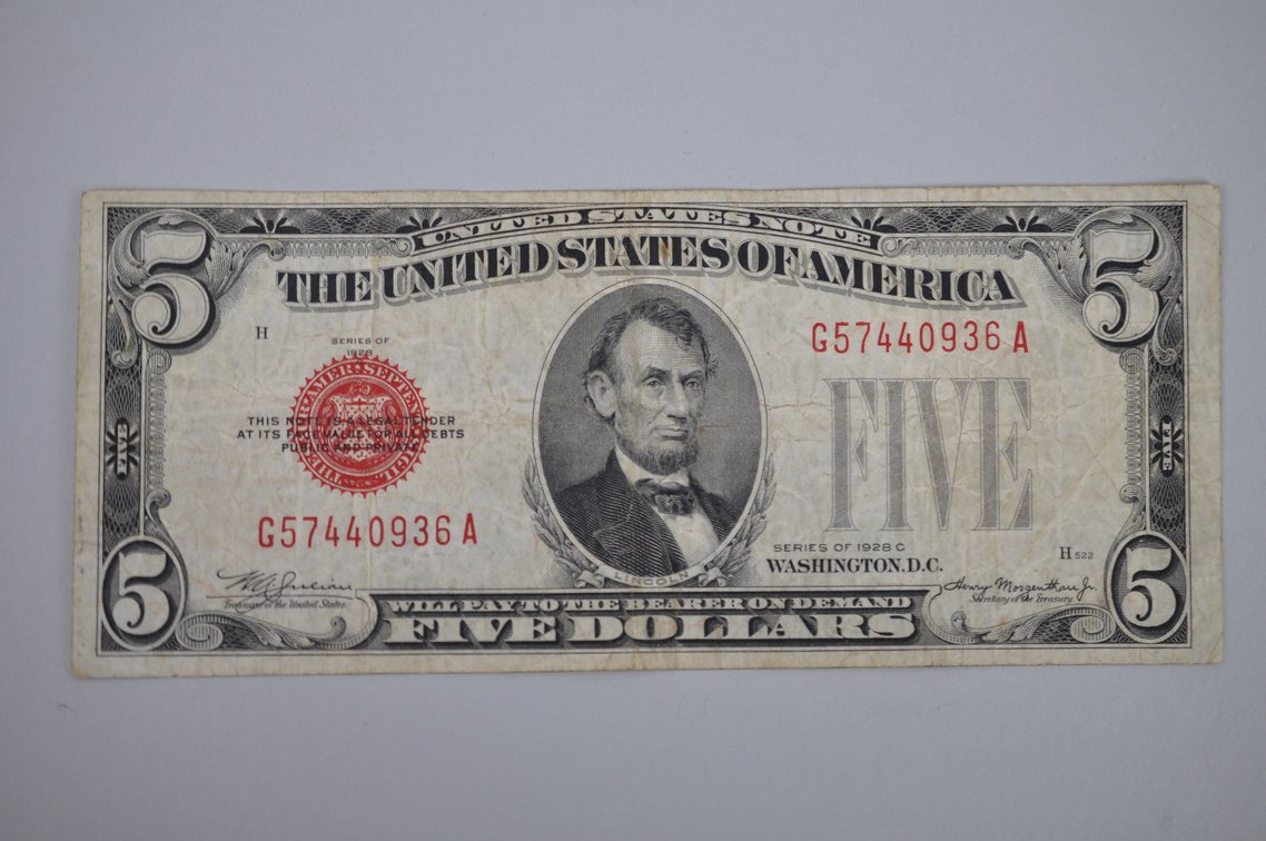 United States Five & Ten Dollar Legal Tender Notes 1928-1963, photo 5 of 12
