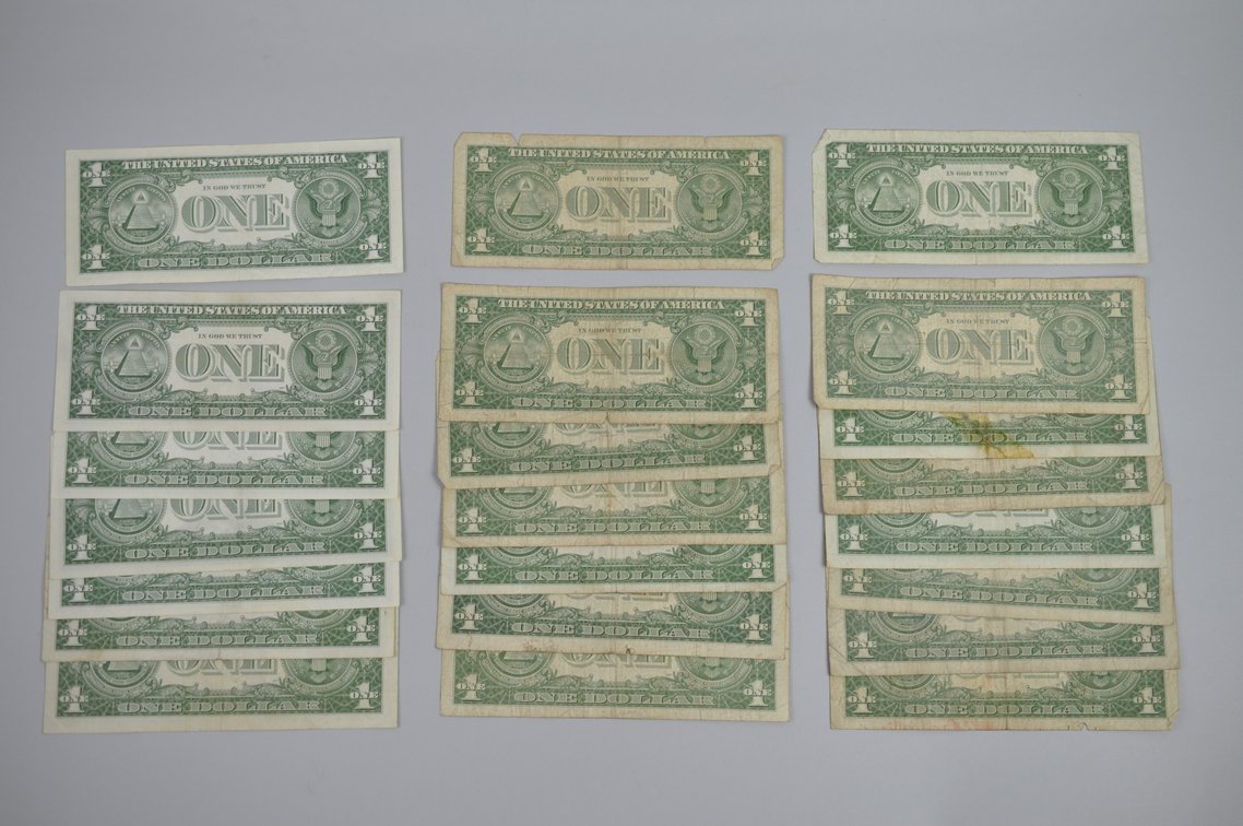 1957 One Dollar Silver Certificates, photo 2 of 6