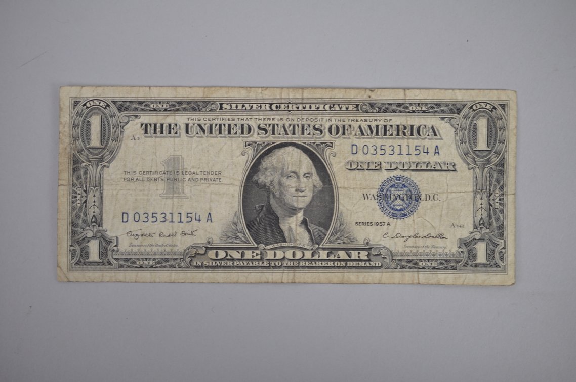 1957 One Dollar Silver Certificates, photo 5 of 6