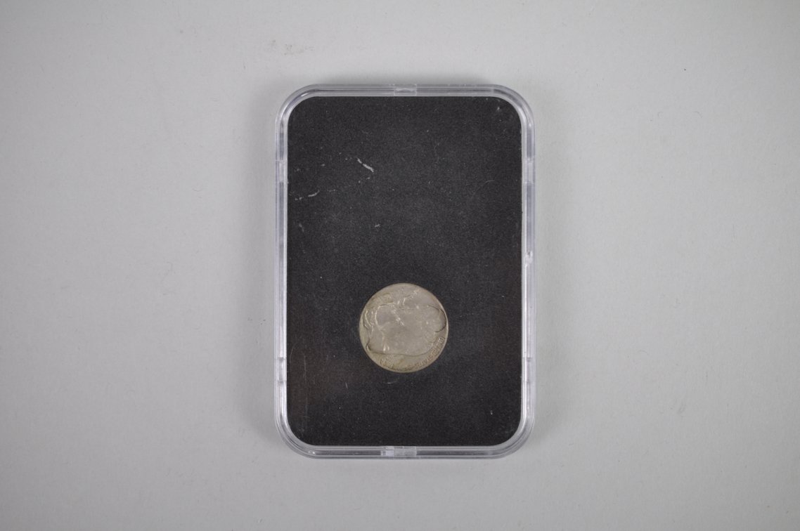 1913 Type One Buffalo Nickel Slabbed, photo 2 of 4