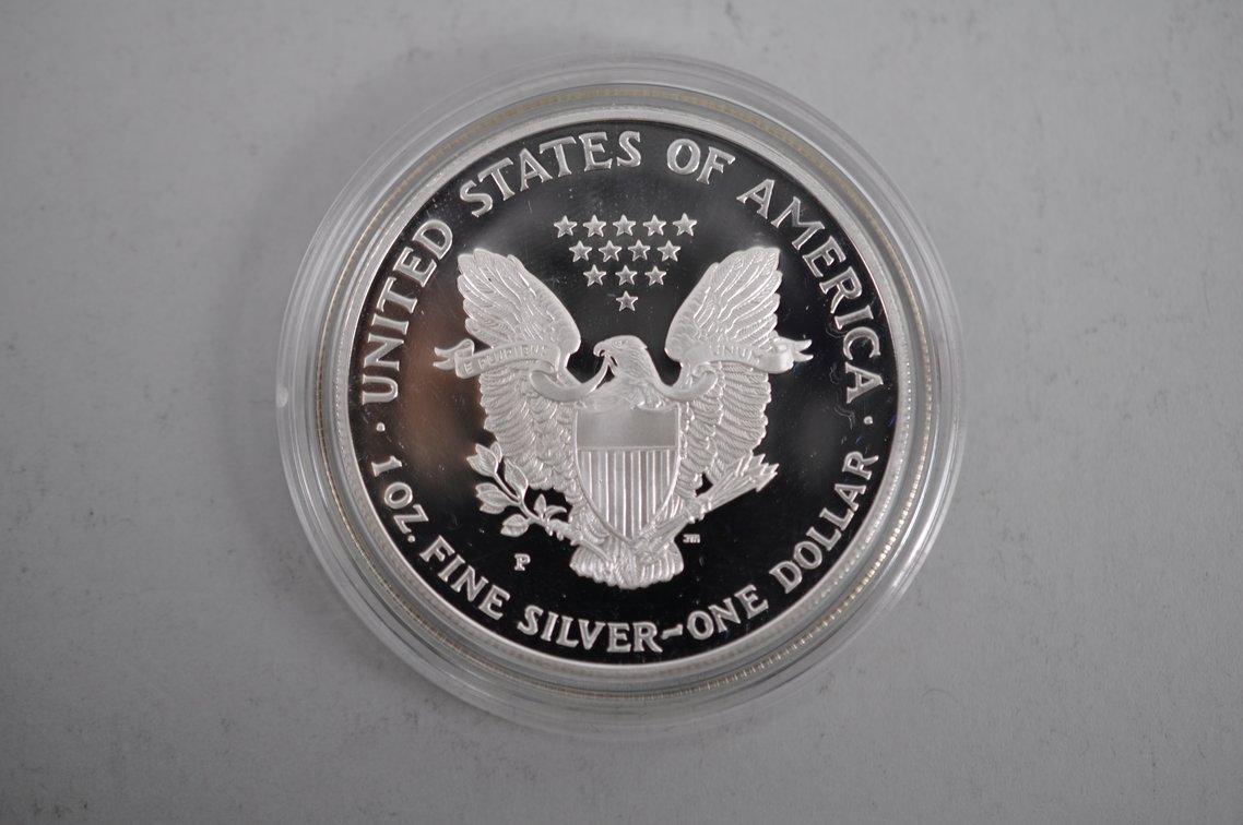 1998 American Silver Eagle Proof, photo 2 of 4