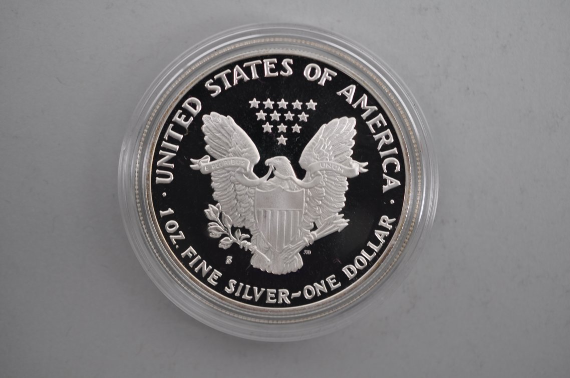 1989 American Silver Eagle Proof, photo 2 of 4