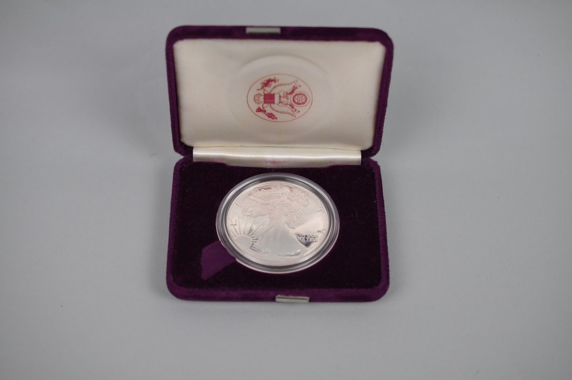 1989S American Silver Eagle Proof, photo 3 of 4