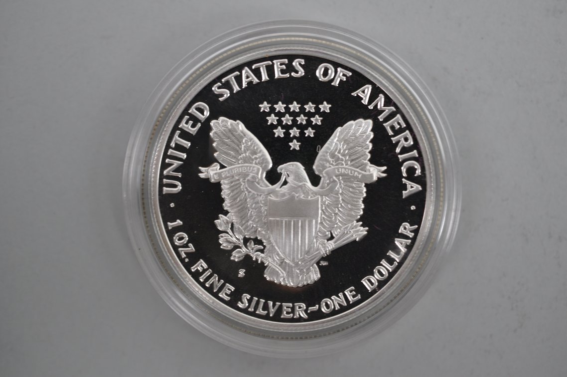 1989S American Silver Eagle Proof, photo 2 of 4