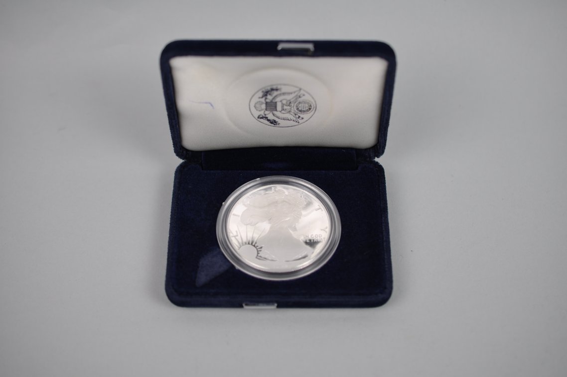 1995 American Silver Eagle Proof, photo 3 of 4