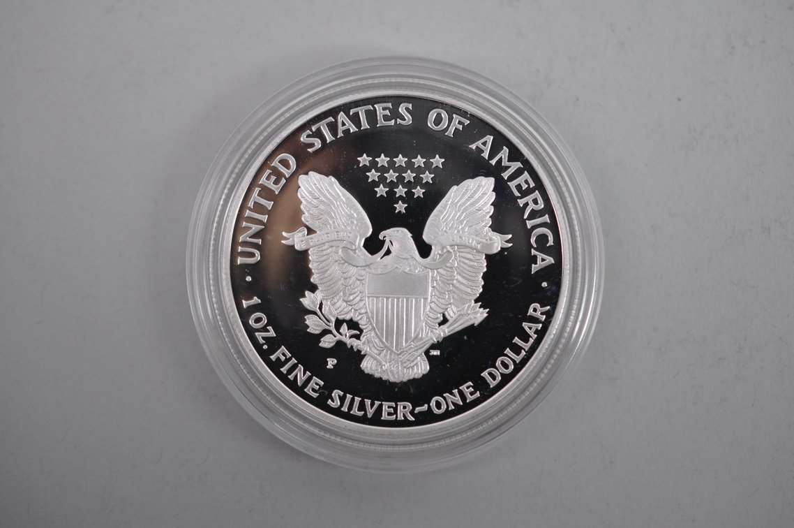 1995 American Silver Eagle Proof, photo 2 of 4