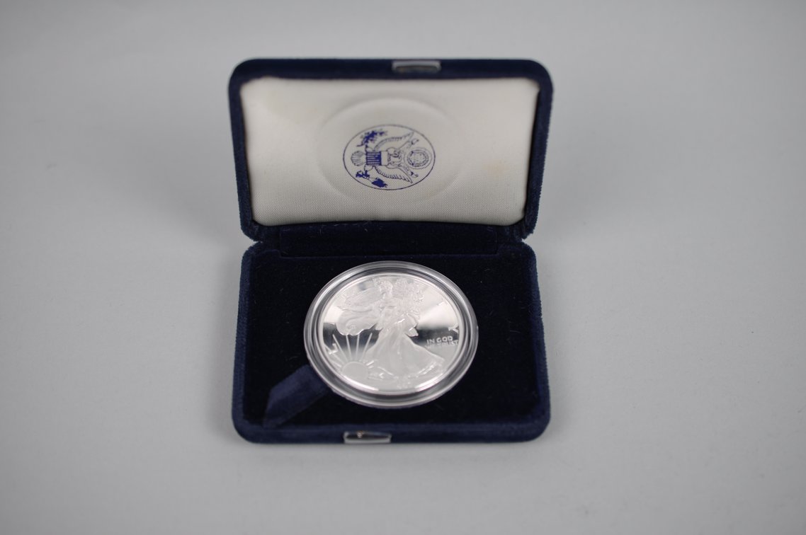 1997 American Silver Eagle Proof, photo 3 of 4
