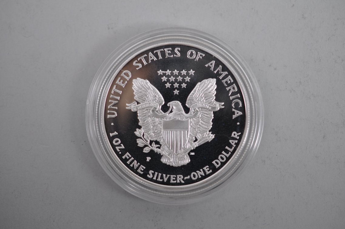 1997 American Silver Eagle Proof, photo 2 of 4