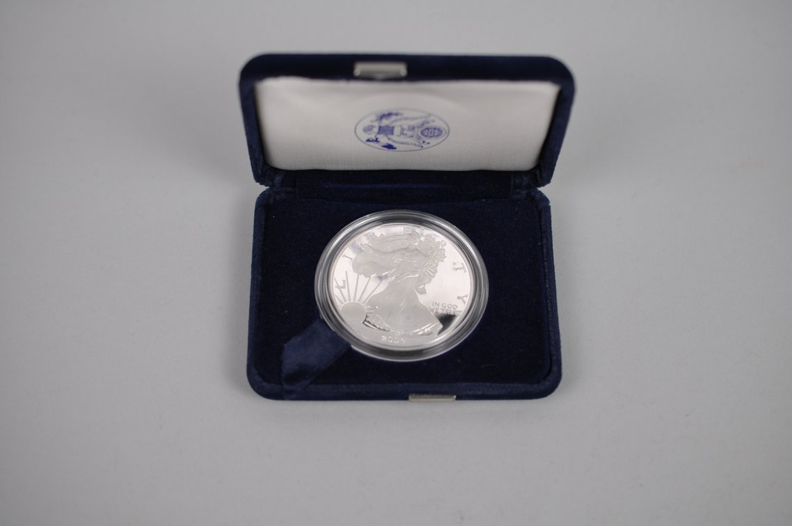2004 American Silver Eagle Proof, photo 3 of 4
