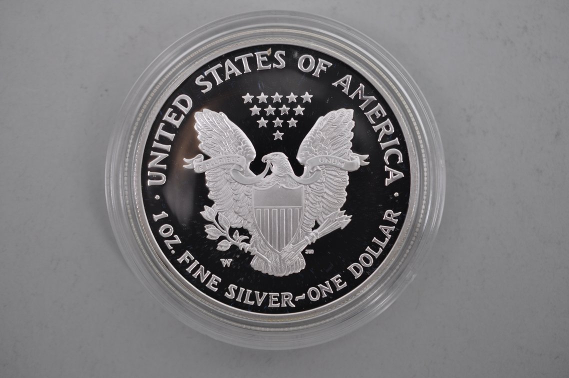2002 American Silver Eagle Proof, photo 2 of 4