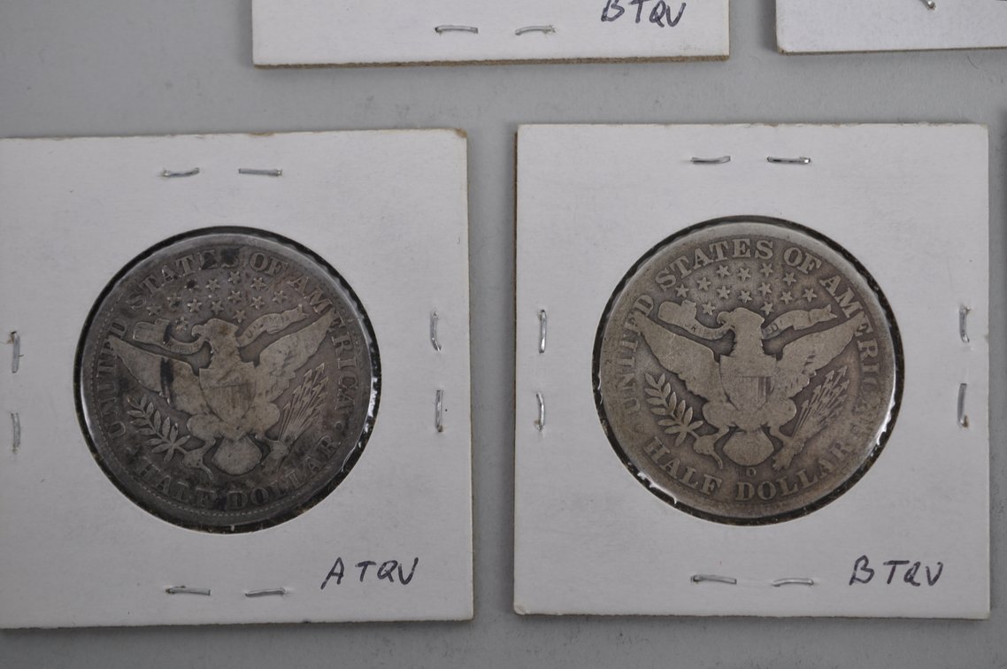 Barber Silver Half Dollars, photo 9 of 12