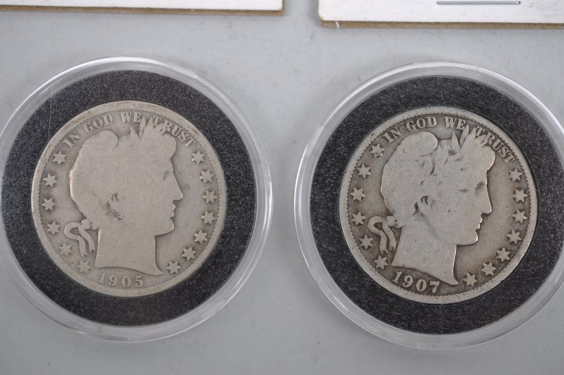 Barber Silver Half Dollars, photo 7 of 12