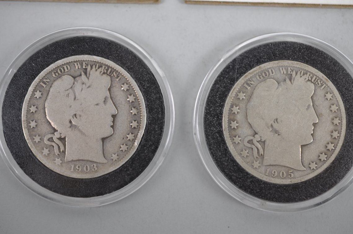 Barber Silver Half Dollars, photo 6 of 12
