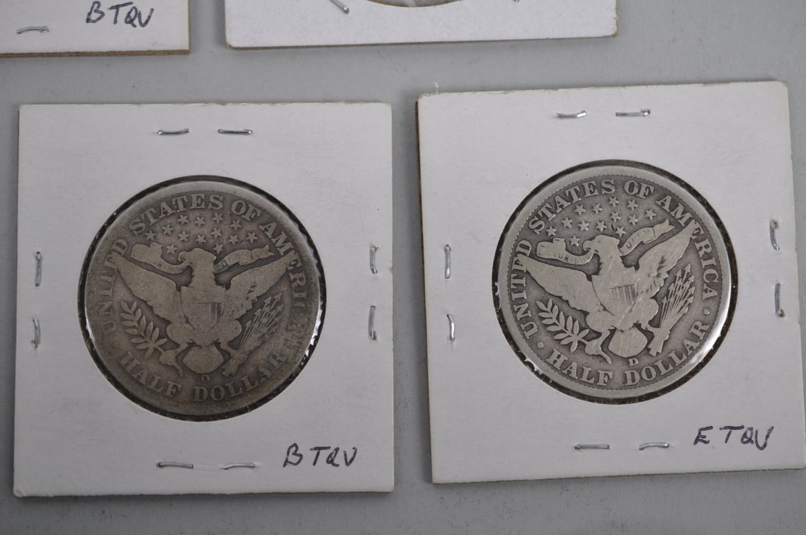Barber Silver Half Dollars, photo 10 of 12