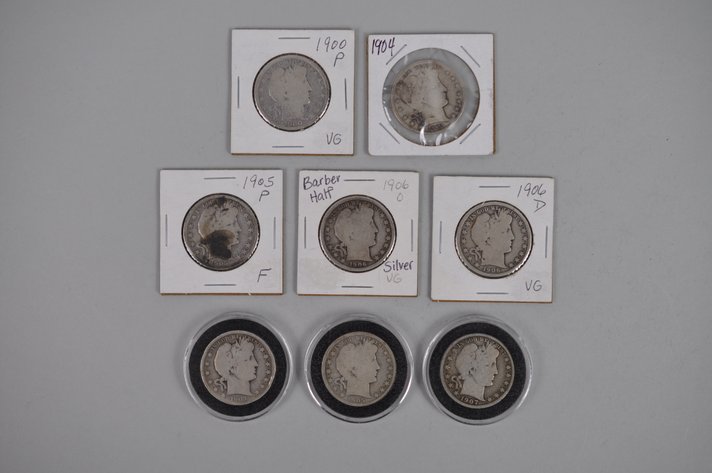 Barber Silver Half Dollars