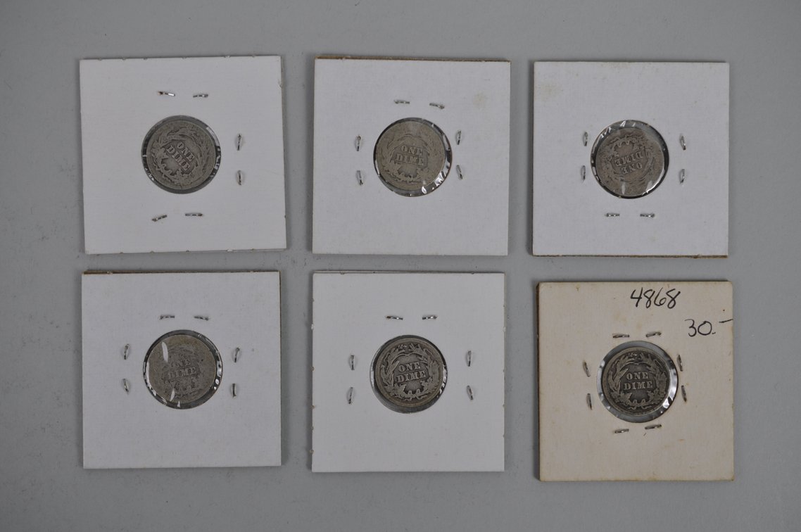 Barber Silver Dimes 1897-1915, photo 6 of 8
