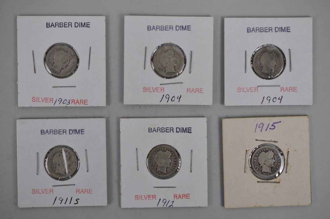 Barber Silver Dimes 1897-1915, photo 4 of 8