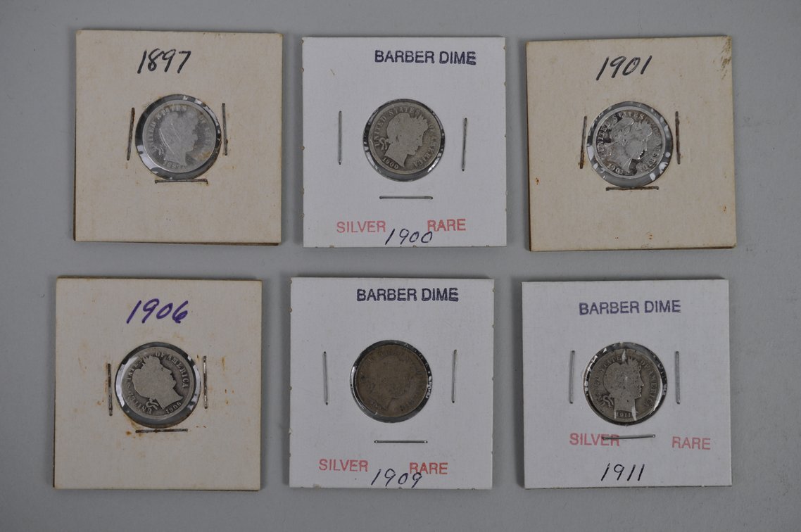 Barber Silver Dimes 1897-1915, photo 3 of 8