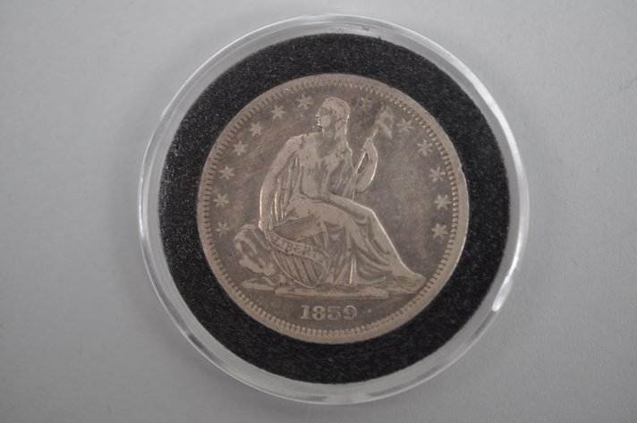 1859 Seated Liberty Half Dollar