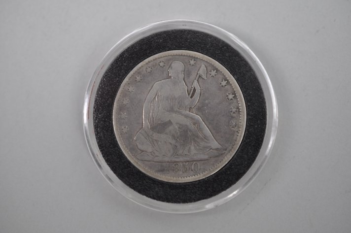 1850 Seated Liberty Half Dollar