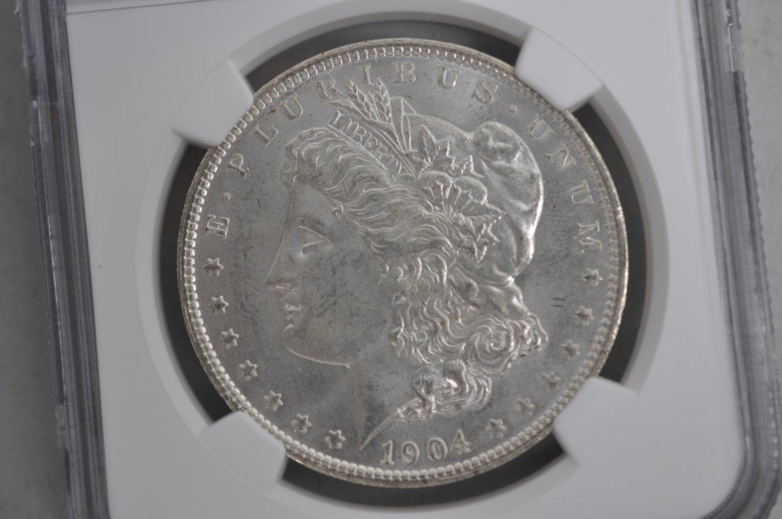 NGC Graded Slabbed Morgan Silver Dollars, photo 7 of 8