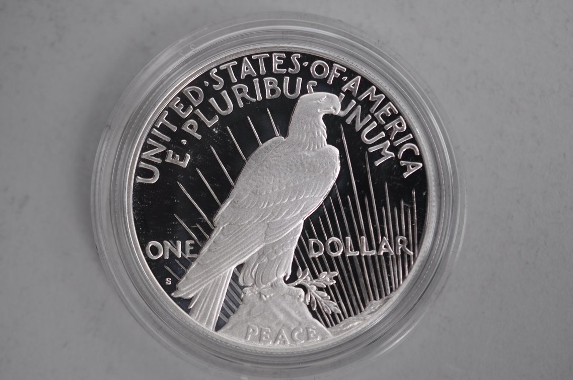 Proof Mint Set and Graded Peace Dollars Slabbed, photo 3 of 6