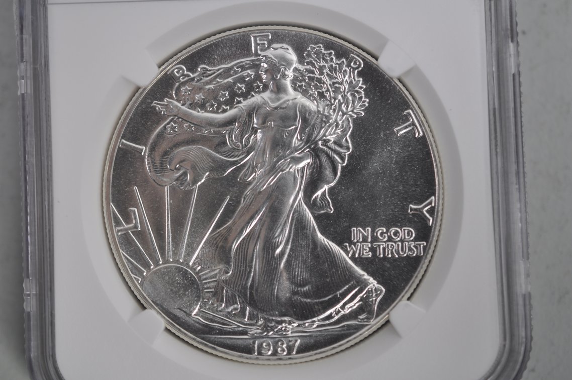 American Silver Eagles Graded MS69, photo 5 of 6