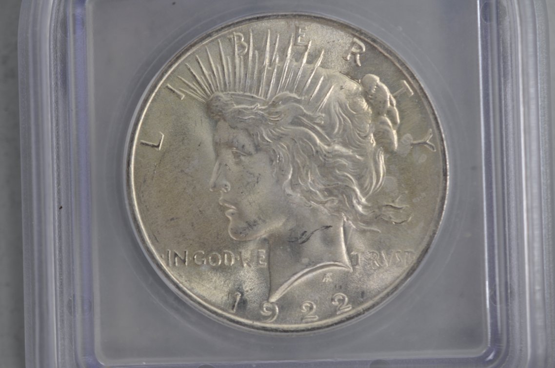 Proof Mint Set and Graded Peace Dollars Slabbed, photo 5 of 6