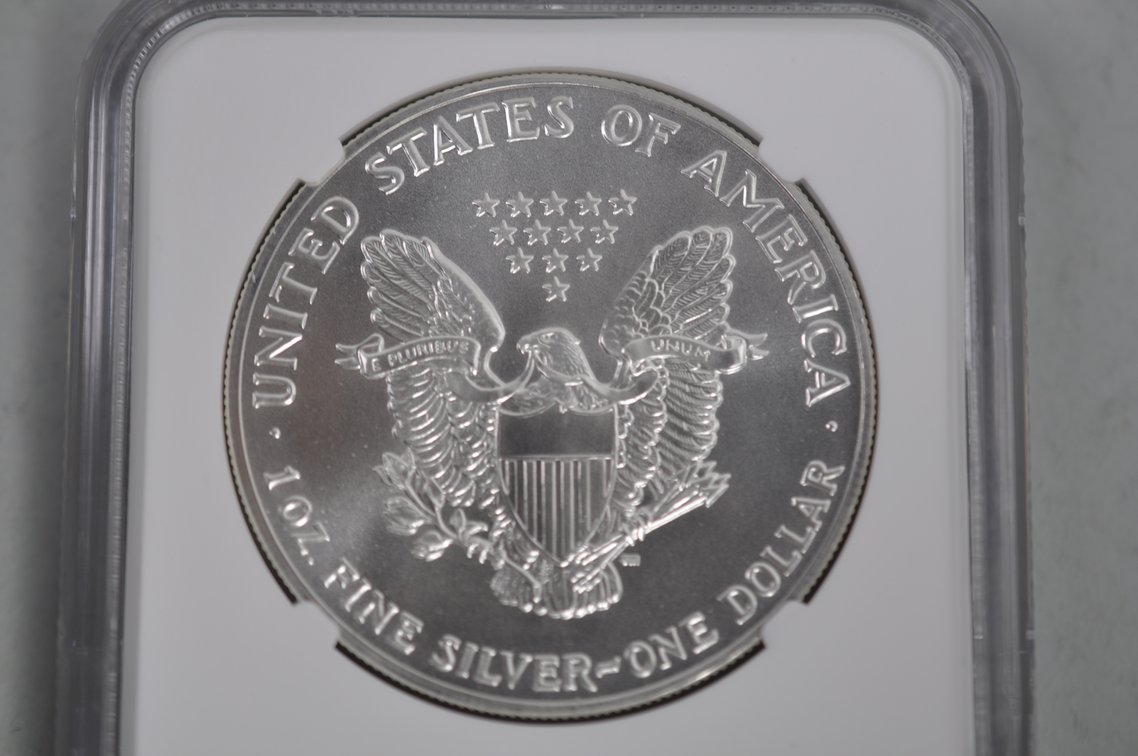 American Silver Eagles Graded MS69, photo 6 of 8