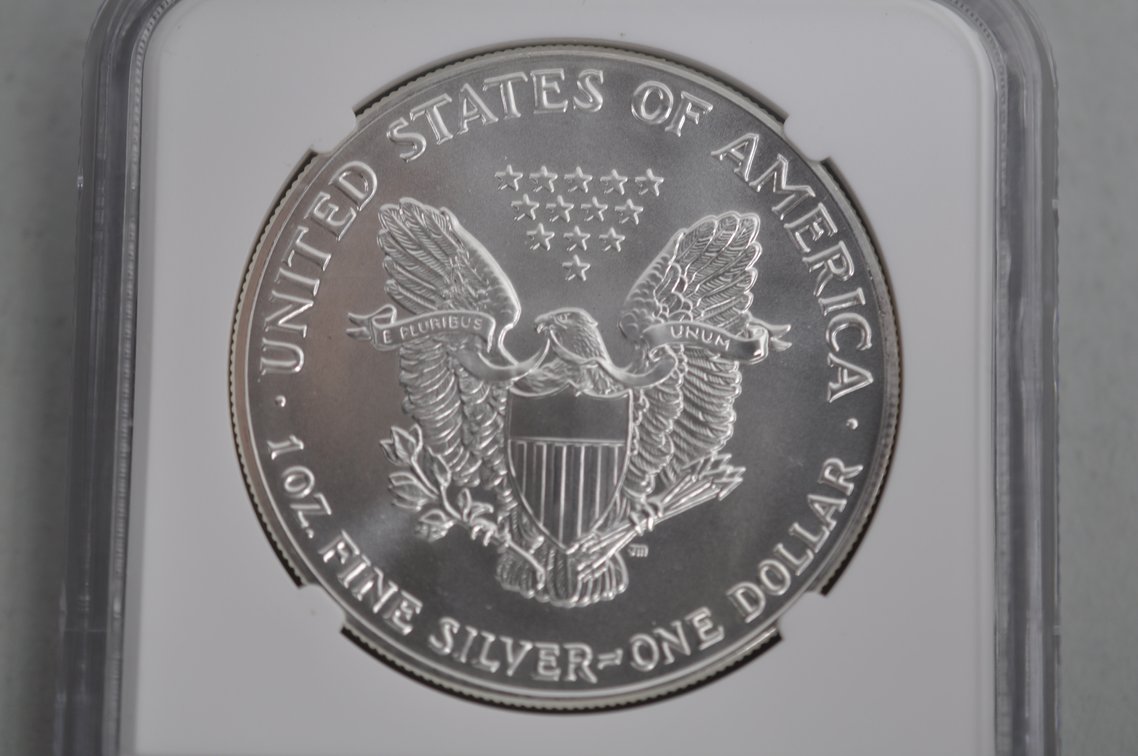 American Silver Eagles Graded MS69, photo 8 of 8