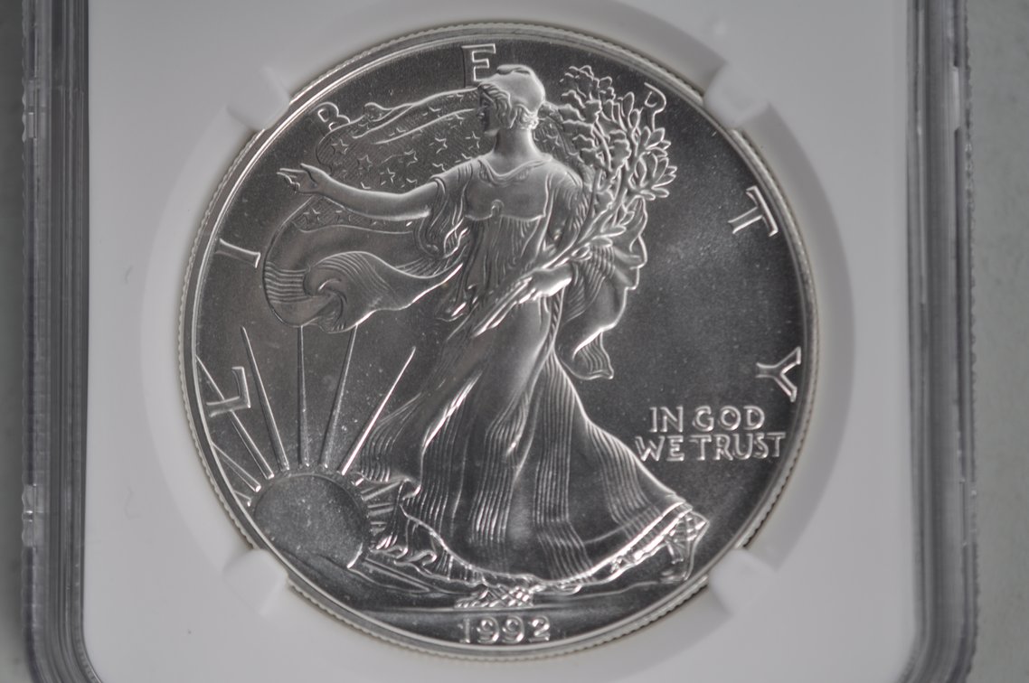 American Silver Eagles Graded MS69, photo 5 of 8