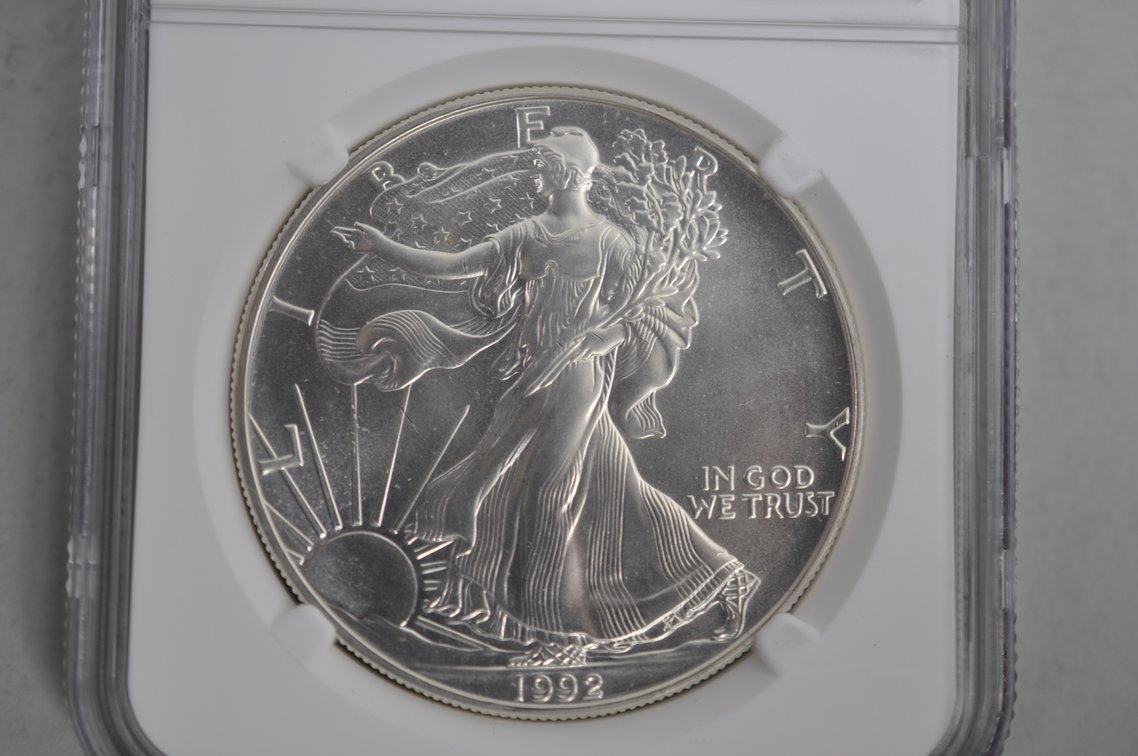 American Silver Eagles Graded MS69, photo 5 of 6