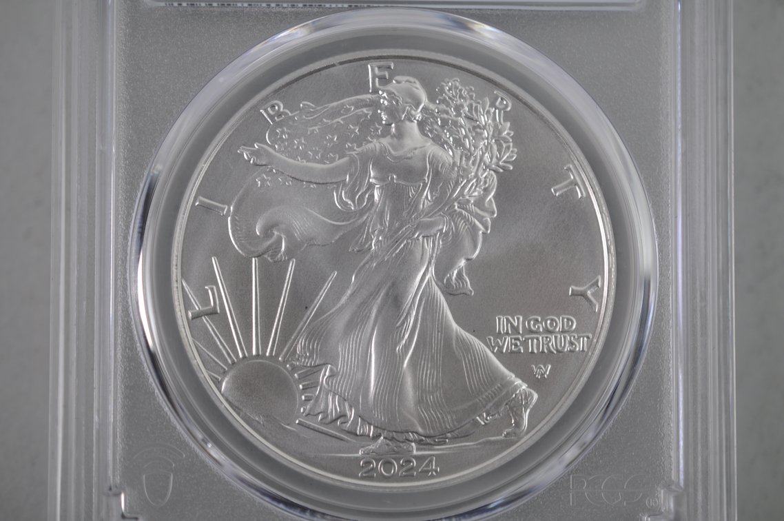 American Silver Eagles Graded MS70, photo 3 of 6