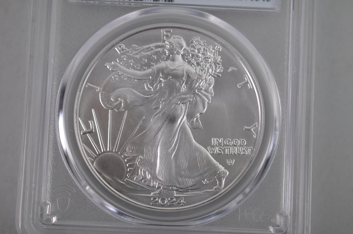 American Silver Eagles Graded MS70, photo 5 of 6