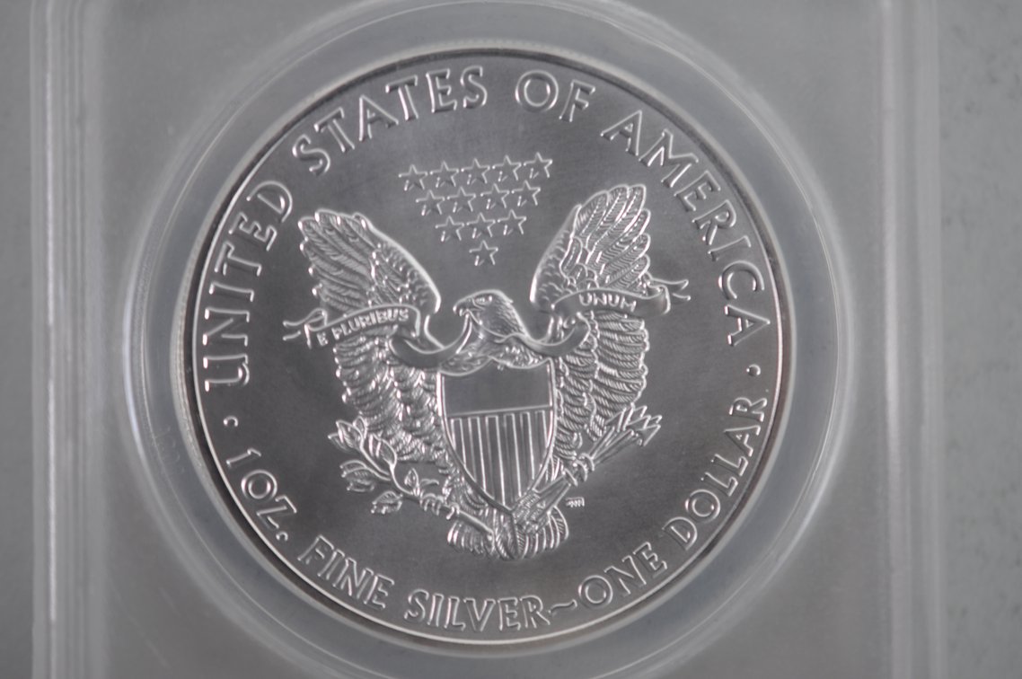 American Silver Eagles Graded MS69 and MS70, photo 4 of 6