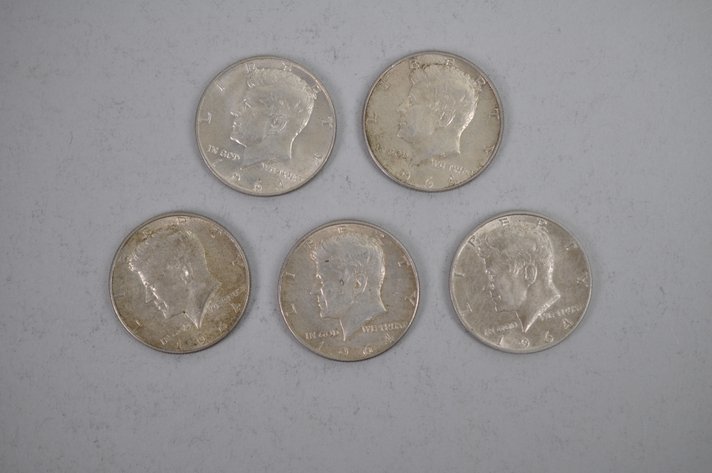 1964 Kennedy Silver Half Dollars