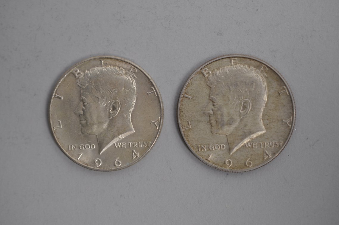 1964 Kennedy Silver Half Dollars, photo 5 of 6