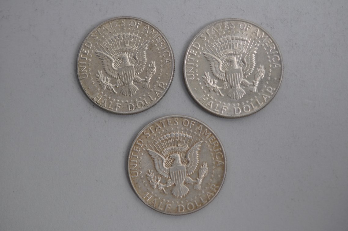 1964 Kennedy Silver Half Dollars, photo 4 of 6
