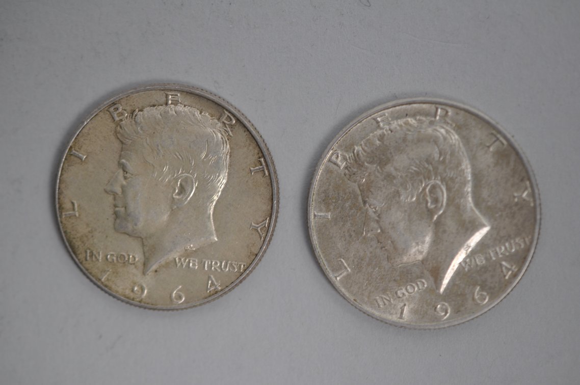 1964 Kennedy Silver Half Dollars, photo 5 of 6