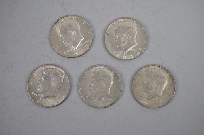 1964 Kennedy Silver Half Dollars
