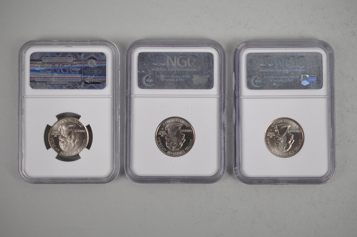 Colorado & Wyoming State Quarters NGC- MS68, photo 2 of 8