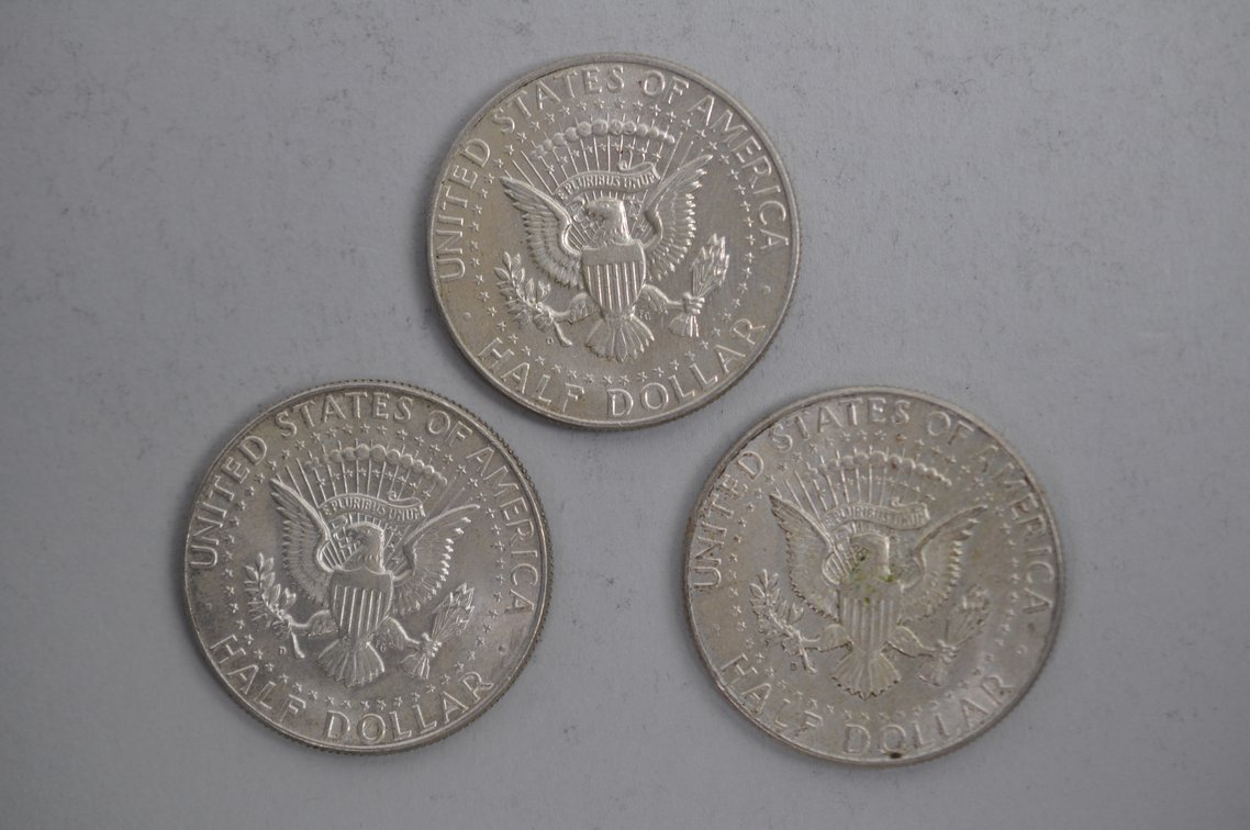 1964 Kennedy Silver Half Dollars, photo 4 of 6