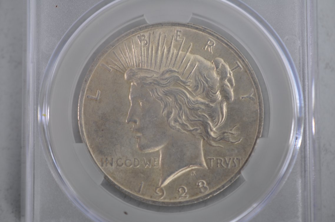 1922 & 1923 Peace Dollars Graded, photo 5 of 6