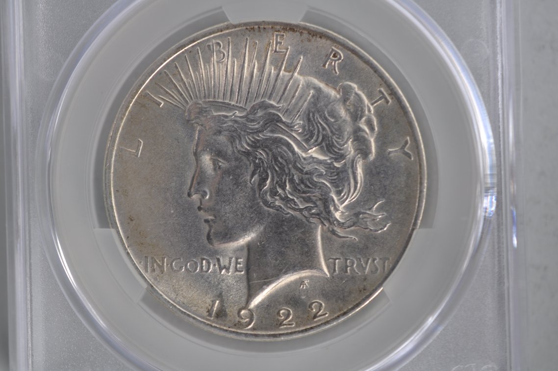 1922 & 1923 Peace Dollars Graded, photo 3 of 6