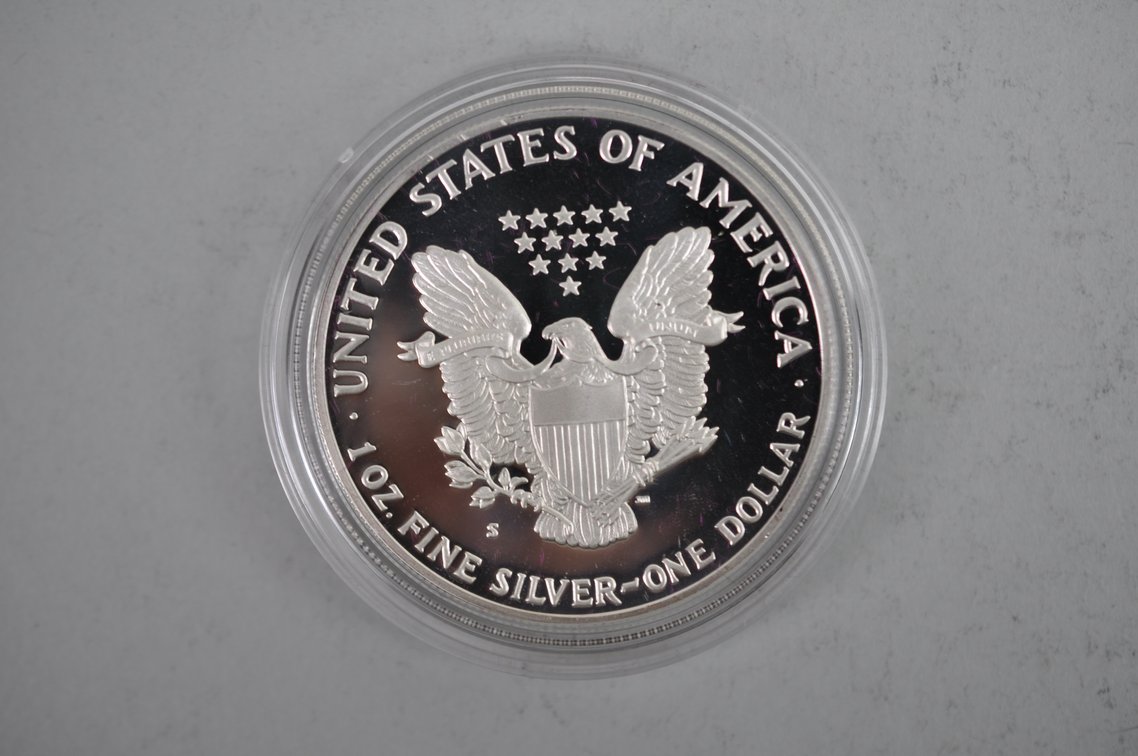 1987 American Silver Eagle Proof, photo 2 of 4