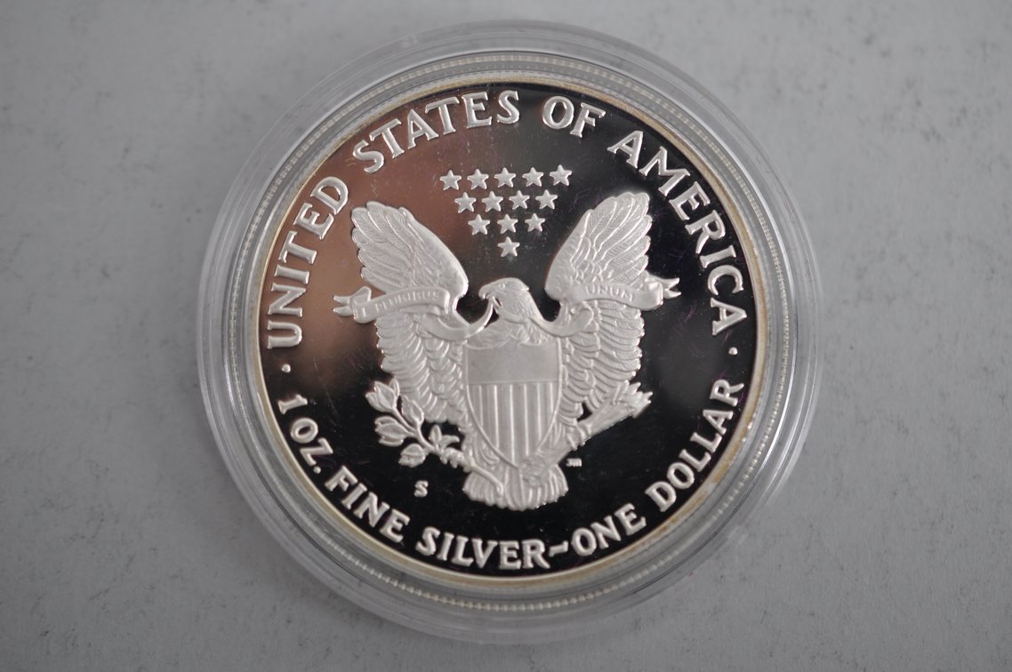 1987 American Silver Eagle Proof, photo 2 of 4