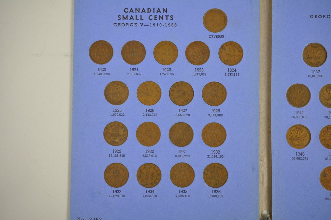 Jefferson & Buffalo Nickels, Canadian Small Cent Books, photo 4 of 37